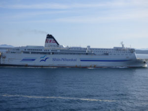 北海道ソロキャンプの旅その5　北海道へ　新日本海フェリーへ乗船