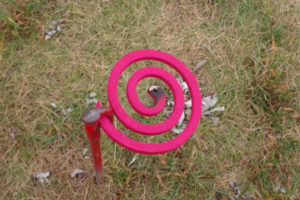 ついに発見!赤いパワー森林香をエリッゼステーク28cmに取り付ける方法