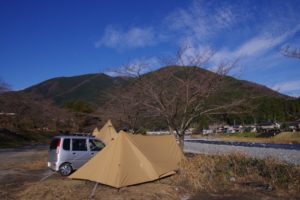 粕川オートキャンプ場 今年のラストキャンプ