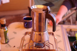 キャンプで使う野点マキネッタ ビアレッティ ヴィーナスの紹介