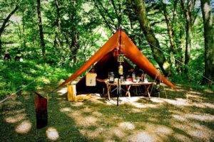 心地よかった平湯キャンプ場の夏ソロキャンプ
