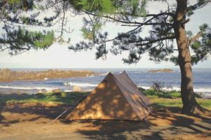 海キャンプ×ソロキャンプ