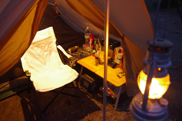 雨キャンプへの備えはまずテントの設置場所選びから