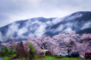 粕川オートキャンプ場 雨の降る朝にモーニングを
