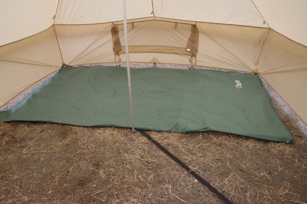 テントを守る万能グランドシートをキャンプで持っていると良い