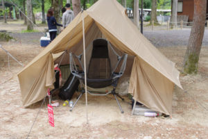 クオーレふれあいの里 ホットサンドと雨降り模様の朝