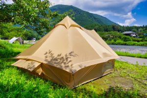 晴れたら夏がやってきた粕川オートキャンプ場でのソロキャンプ