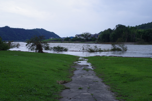 木曽川が氾濫