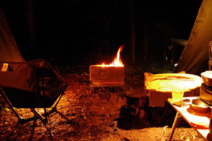 岐阜の森の中で野営をする 前編