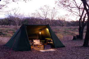三日月の夜にオレンジに光る眼の正体を見たソロキャンプ 前編