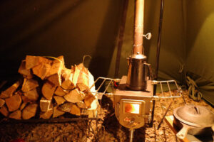 ソロソウルウォウウォウにウッドストーブMをインストールする