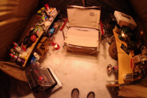 標高1000m 2月の一色の森キャンプ場で雪中ソロキャンプ 中編