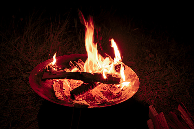 焚き火
