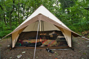 お盆休みは大雨のN.A.O.明野高原キャンプ場へ家族でGO!? 前編