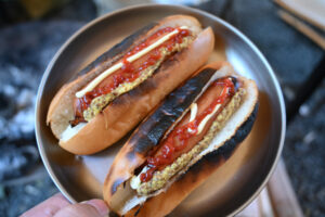 ソロキャンプのお皿にスノーピーク トレックチタンプレート