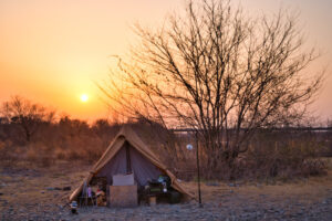春うらら 寒さの緩む週末のソロキャンプ