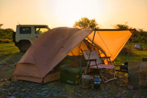 GOGlampingの超軽量エコアルミリッジテントの紹介