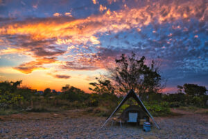 日曜日の朝の天気予報が雨だった時の週末ソロキャンプ