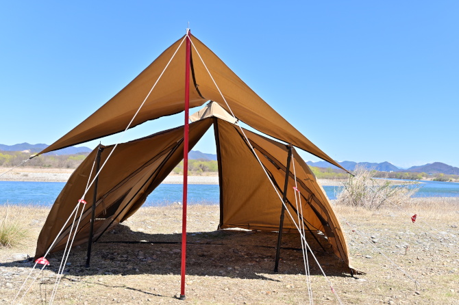 GOGlampingの山稜二又ティピーテントTC180を徹底解説します | おっさん 