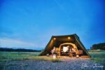 GOGlampingのSKYEYE自立式テントTCを初張りしたソロキャンプ