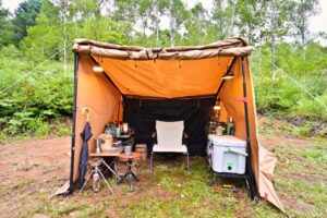 無印良品南乗鞍キャンプ場で嵐のソロキャンプ 第一話 台風7号