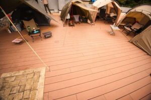 温泉ホテルの屋上にテントを張った超高密度ソログルキャンプ