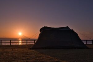 屋久島&九州ふたりキャンプ旅2023第十話 薩摩富士と日の出