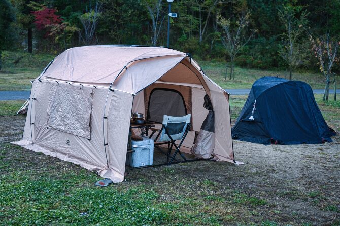 屋久島＆九州ふたりキャンプ旅2023第十四話 モンベル五ケ山ベースキャンプ