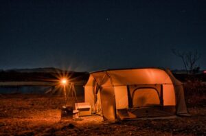 11月最後の野営地ソロキャンプで野鳥を探す