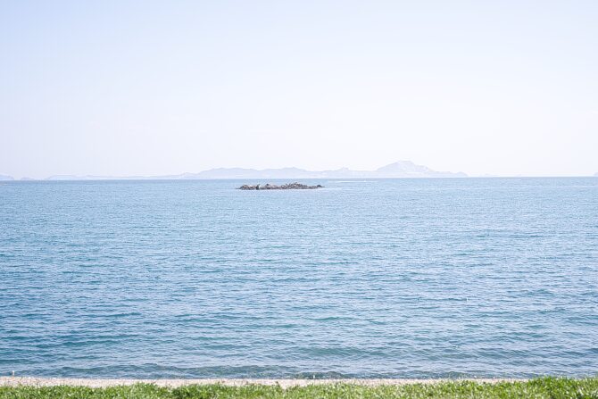 瀬戸内海を眺める