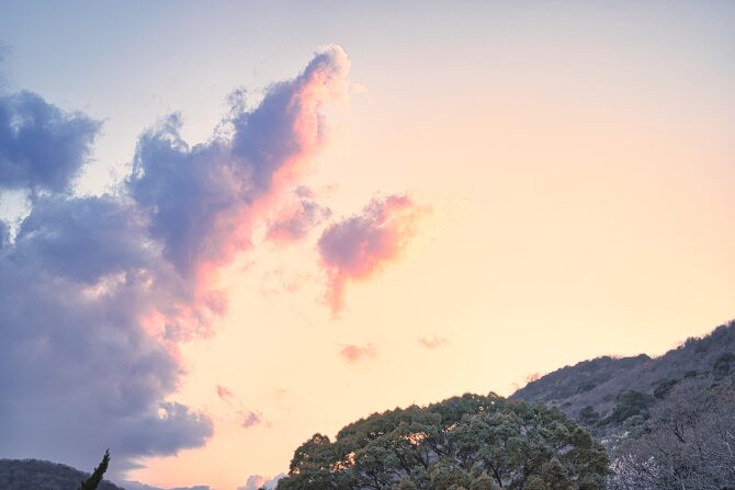 夕暮れ
