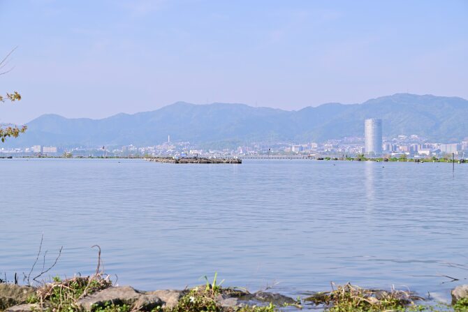 琵琶湖の朝