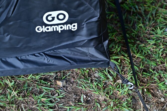 インナーテントの固定１ 