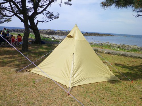 鮎川園地キャンプ場　五日目ピルツ7撤収前