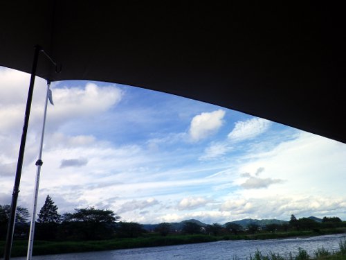 粕川オートキャンプ場05　雲の動き