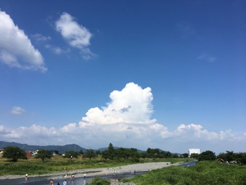 粕川50_夏の空