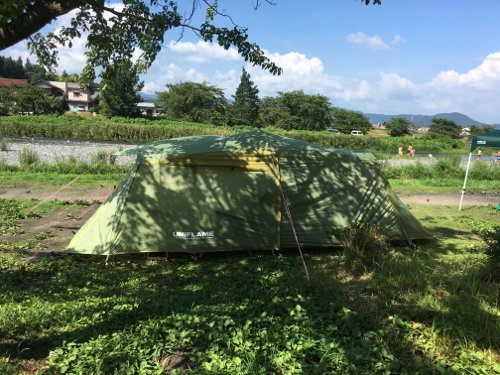 粕川50_テントも乾く
