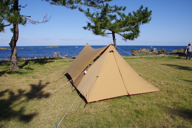 鮎川15_パンダTCとパンダTCタープ