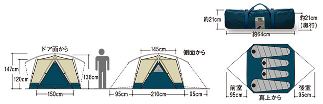 モンベルムーンライト5型 細部まで観察編 | おっさんソロキャンプ道